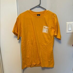 Obey Men's Mustard Short Sleeve Tee